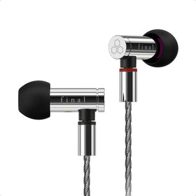 Final E5000 stainless-steel housing enhances rigidity for crisp sound.