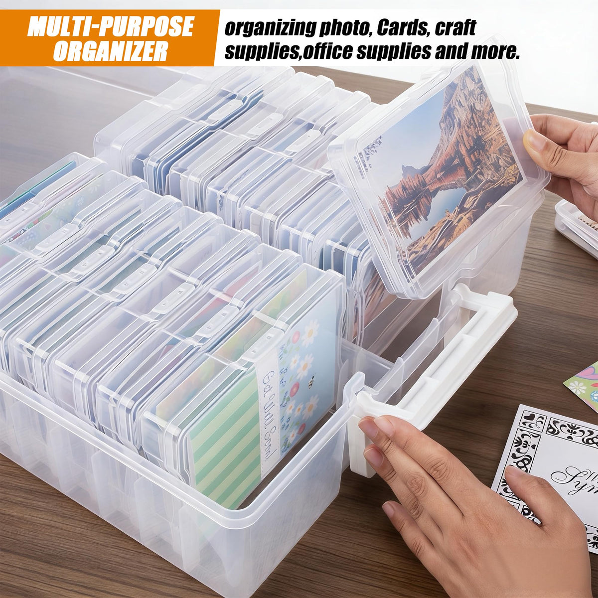 Find Scrapblooms 4x6 photo box dimensions help planning storage space.