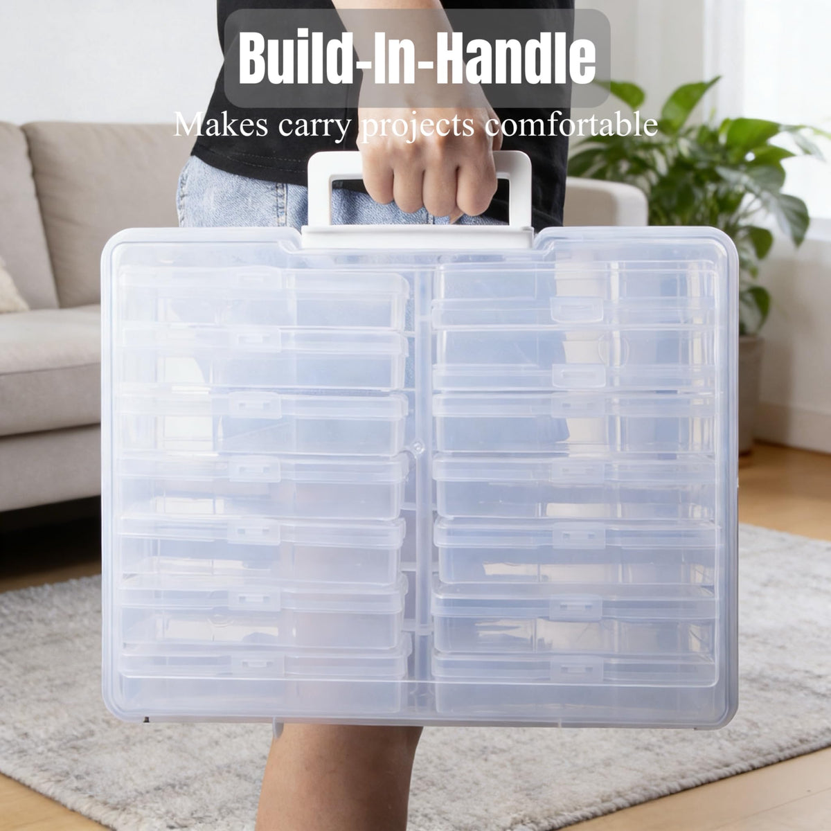 Find Scrapblooms multi-use storage suitable for photos, crafts, and seeds.