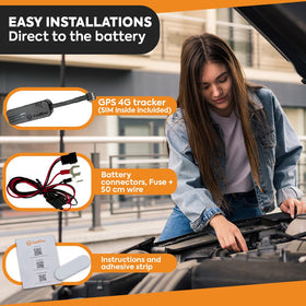 FindCar built-in SIM preactivated for immediate use