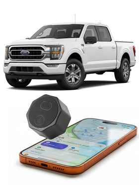 Findcard front view showing slim design and magnetic mount benefit
