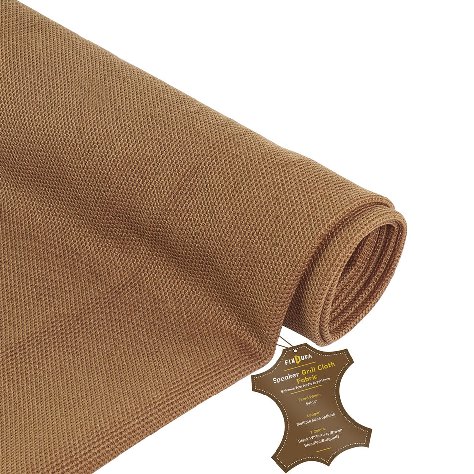FINDUFA front view of brown grill cloth showing full panel and benefit of large coverage