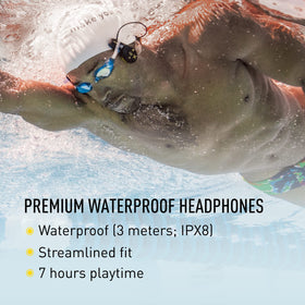FINIS Duo waterproof design suitable for pool use