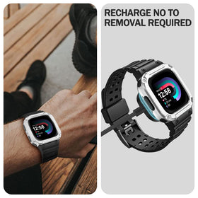 Adjustable band with a sturdy metal clasp for a secure fit.