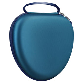 FINTIE AirPods Max case with custom-fit interior protects against scratches during travel.