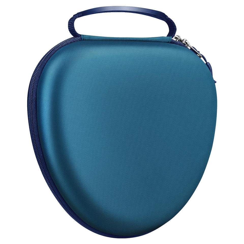 FINTIE AirPods Max case with custom-fit interior protects against scratches during travel.