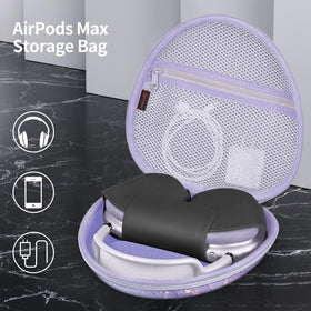 FINTIE AirPods Max case mesh pocket for organized cables and accessories