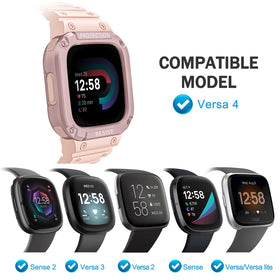 FINTIE Sense 2 pink sand case with easy access controls.