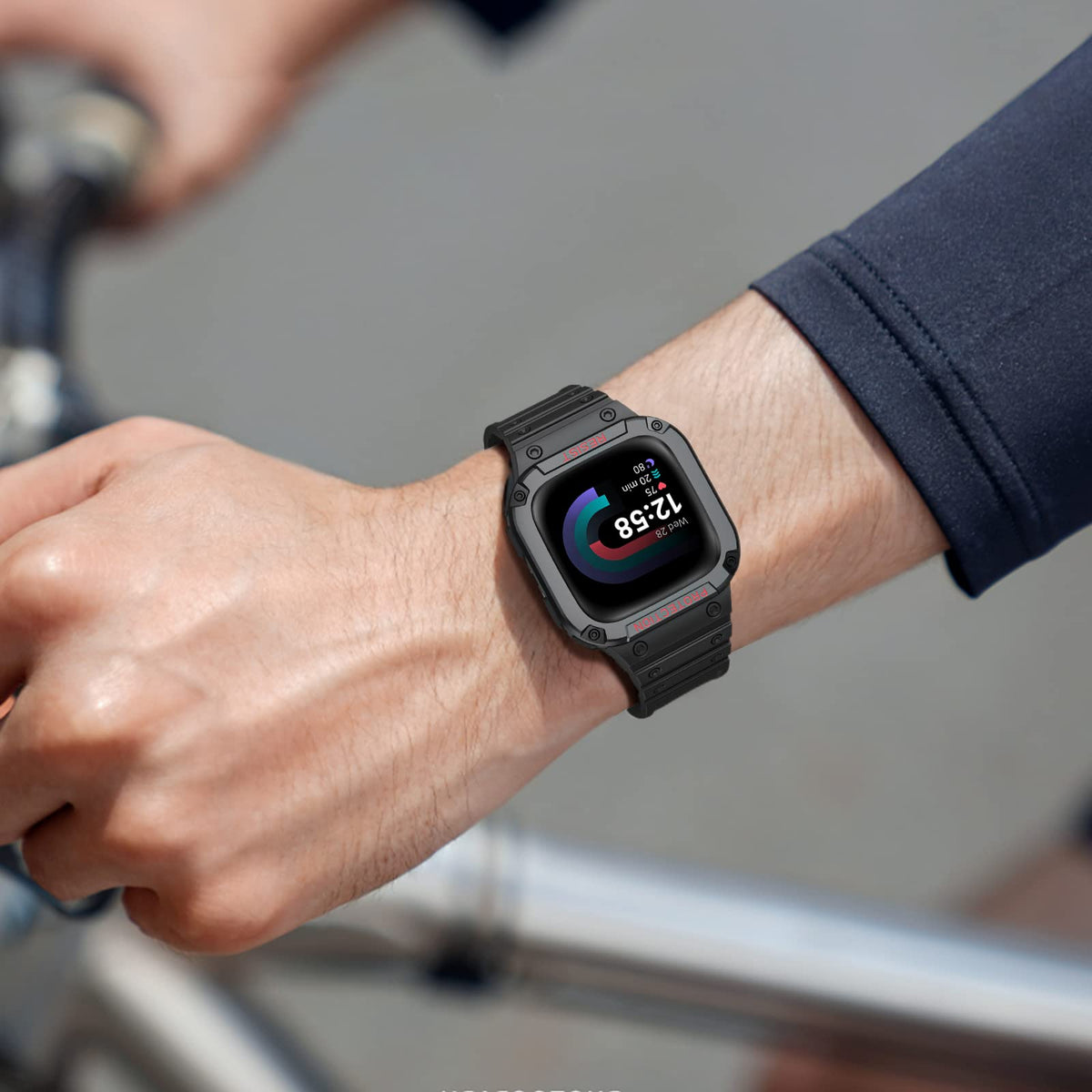 FINTIE band case snap-on installation offers fast, secure attachment.