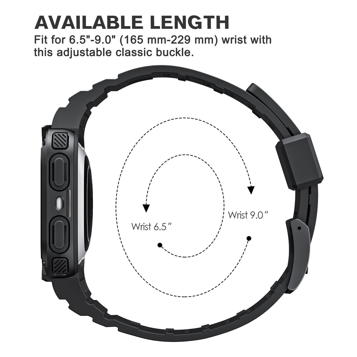 FINTIE band case Versa 2 with durable metal clasp for all‑day wear.
