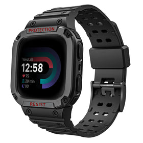 FINTIE band case Versa 4 front view, rugged protection for daily wear.