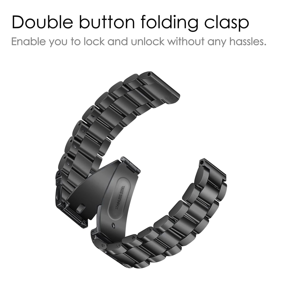 FINTIE band beside ruler showing adjustable fit benefit and size range