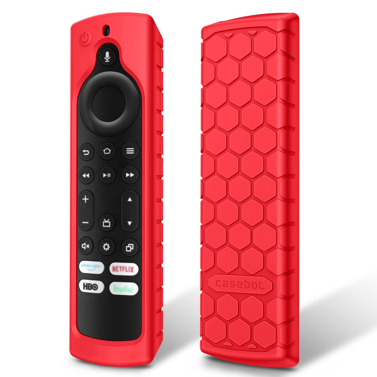 FINTIE anti-slip silicone case for Fire TV remote offering secure grip.