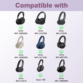 FINTIE hard case for Sony WH-1000XM5 safeguarding headphones during commutes