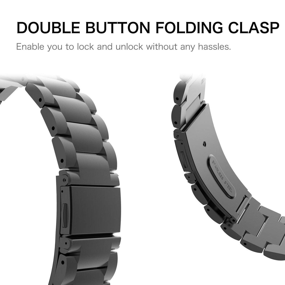 FINTIE quick-release pins installed on Garmin for easy swapping