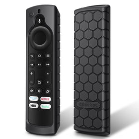 FINTIE silicone case for 6.2-inch Fire TV remote provides anti-slip grip.