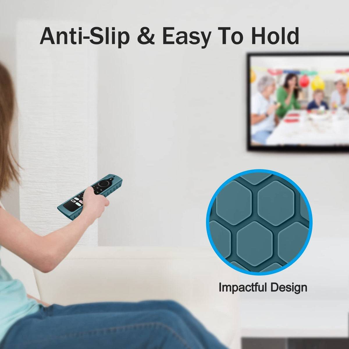 FINTIE dust-washable cover keeps the remote clean between sessions
