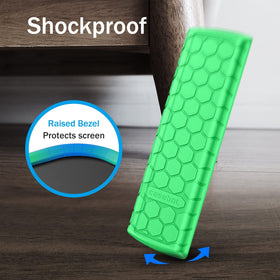 FINTIE silicone case for Fire TV remote is dust-proof and easy to clean