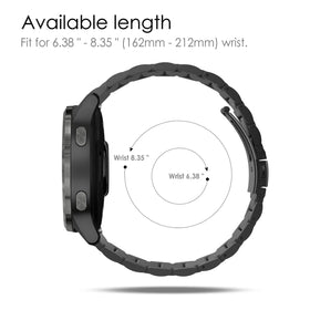 FINTIE wrist comparison showing 162–212mm fit range for comfort