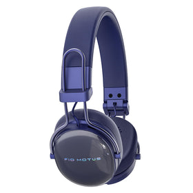 FIO MOTUS FM30 front view showing sleek headset shape and branding benefit portability