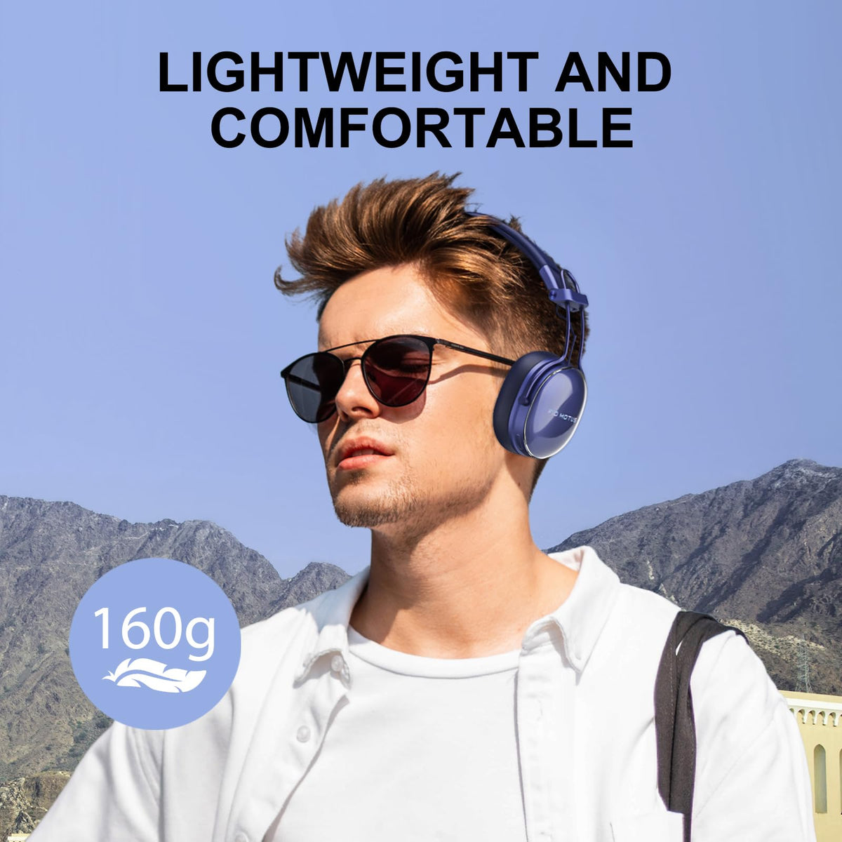 FIO MOTUS FM30 in travel backpack showing folded size benefit space-saving portability