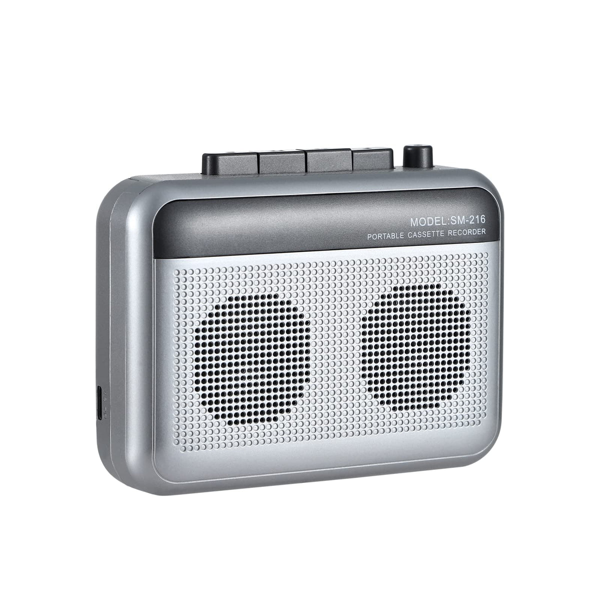 FIOLEES cassette player with Bluetooth for wireless listening on headphones.
