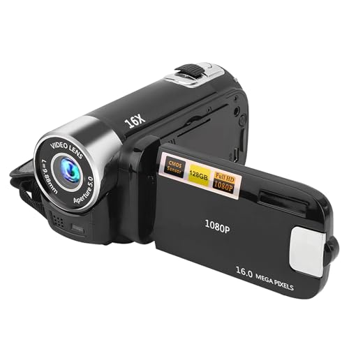 Fire Rose DH90 front view shows a compact camcorder for everyday filming.