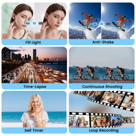 FIREFOTO 270 flip-screen selfie enables effortless framing during vlogs