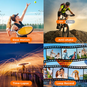 FIREFOTO anti-shake stabilization for smooth handheld video