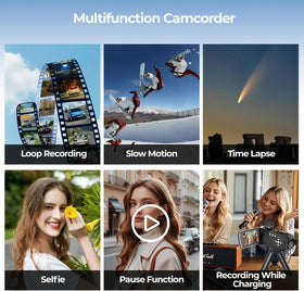 FIREFOTO vlogging scene on the go, ideal for travel and lifestyle creators