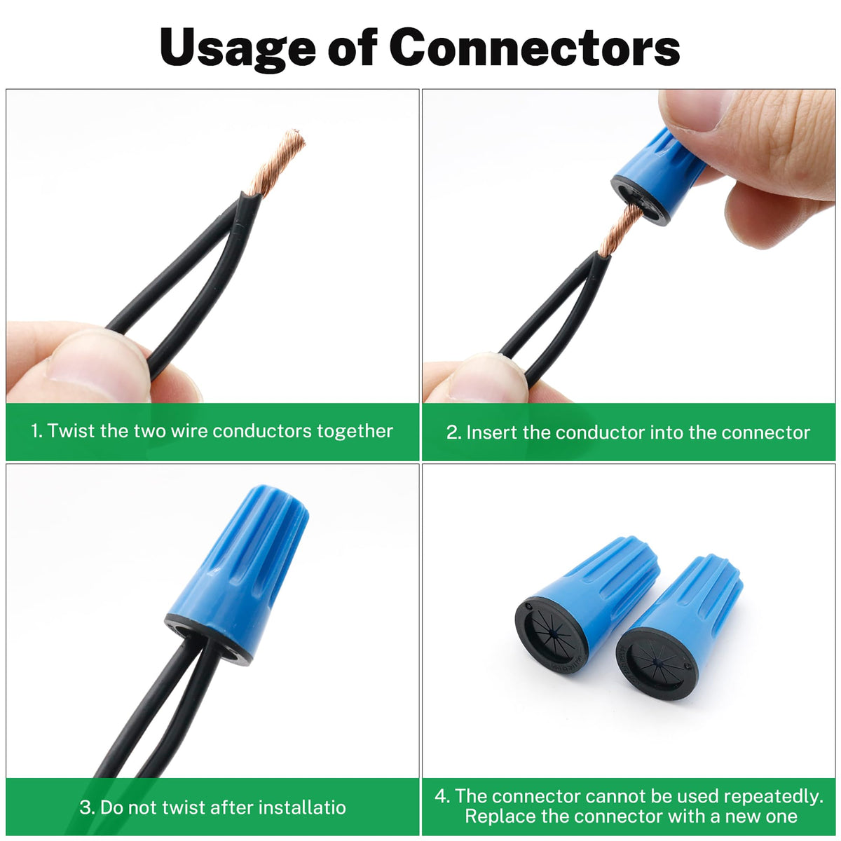 FIRMERST weatherproof connectors and UV jacket withstand sun and rain in exterior installations.