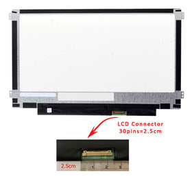 FIRSTLCD rear close-up showing 30-pin connector and left-right mounting brackets