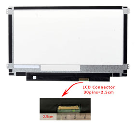 FirstLCD Lenovo 100e screen connector port shows 30-pin interface for compatibility.