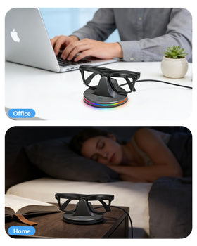 Weighted non-slip base keeps the station steady on busy desks.
