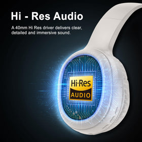 40 mm driver configuration inside Fisher ANC headphones for rich sound