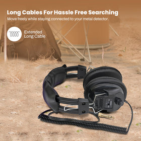 Fisher adjustable headband extended to show size customization