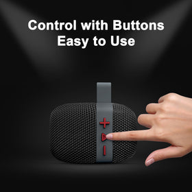 fisher angled side view showing buttons and USB-C port, easy control access