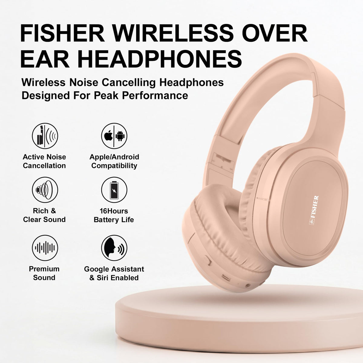 Fisher headphones 40mm drivers deliver deep bass and clear highs