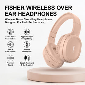 Fisher headphones 40mm drivers deliver deep bass and clear highs