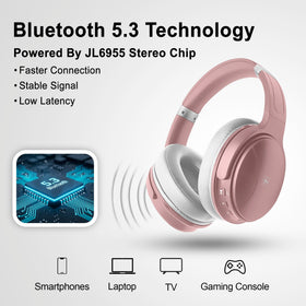 Fisher Pro ANC headphones side view highlighting portable foldable form for travel.