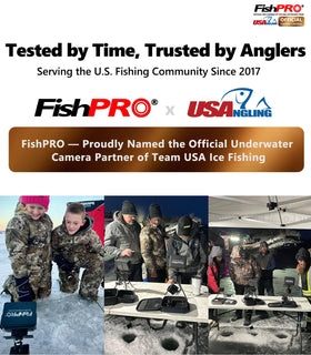 FishPRO 2026 Upgrade 5000mAh battery enables longer fishing sessions