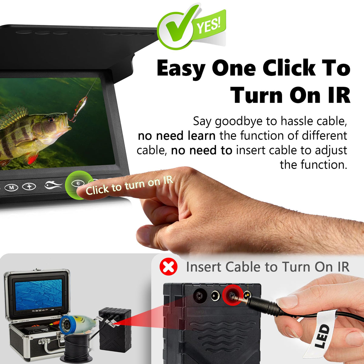 FishPRO 32GB DVR memory card stores HD underwater footage