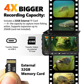 FishPRO 7-inch IPS monitor delivering true color from wide angles for easier reading.