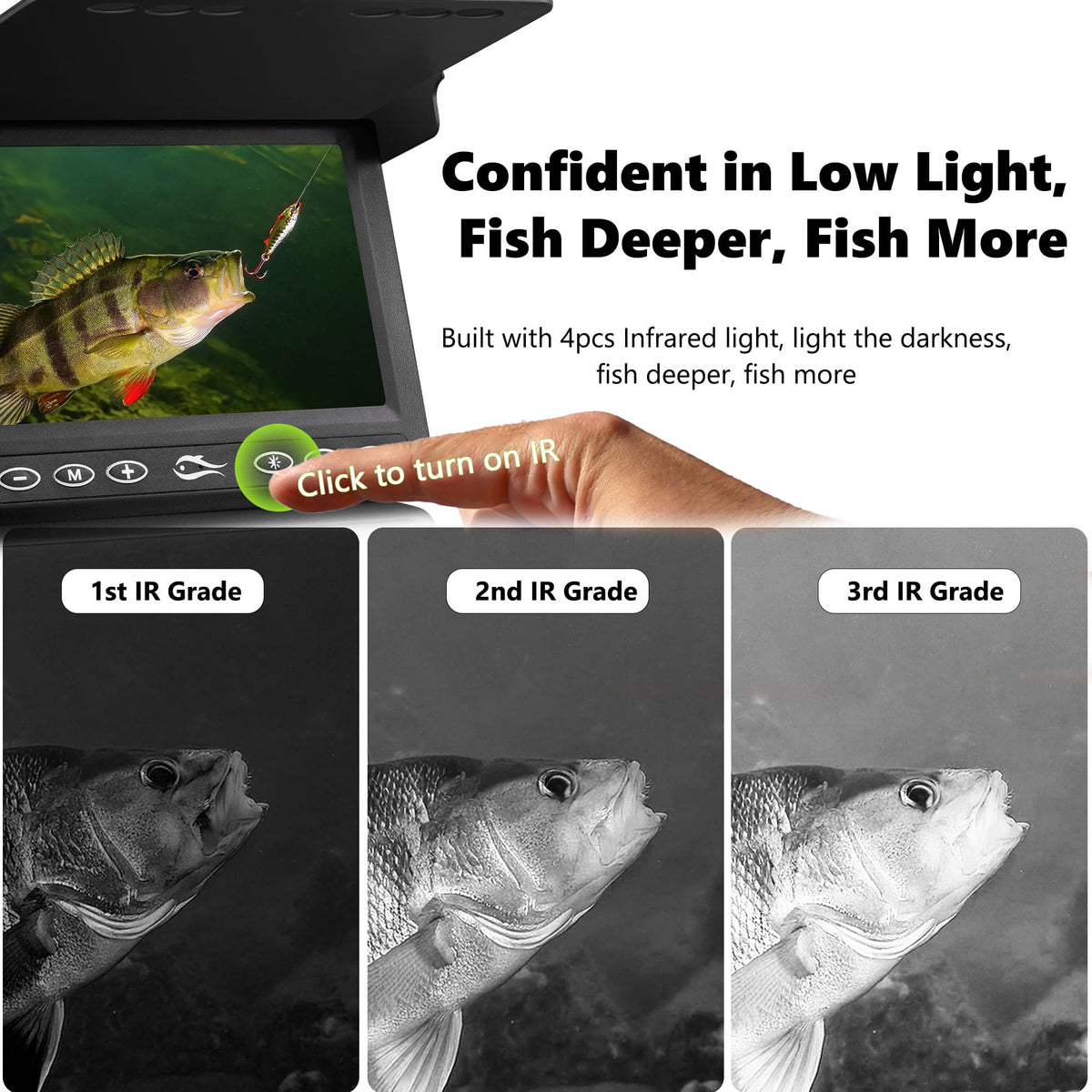 FishPRO ice fishing scenario demonstrates simple plug-and-play use on ice