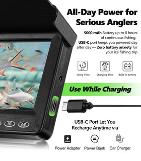 One-button IR control and adjustable fins for easy navigation