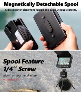 Plug-and-play ice camera setup for quick ground deployment