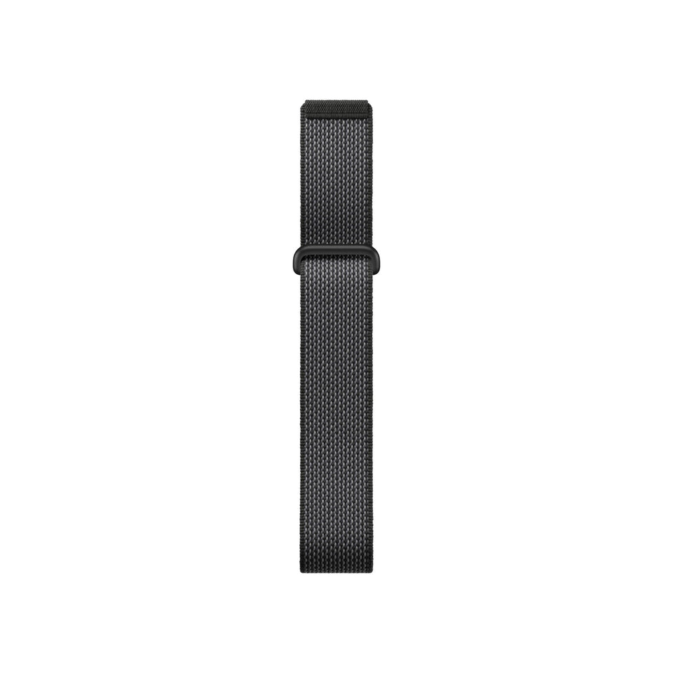 Fitbit Air Active Band front view shows Obsidian color and secure comfortable fit