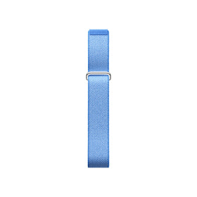 Fitbit band front view showing Lavender color and stainless steel buckle, Fitbit benefit: precise fit