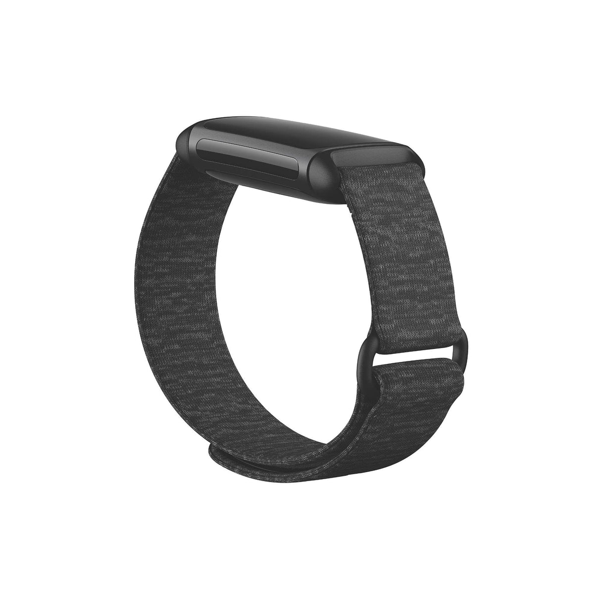 Fitbit close-up of heathered nylon texture showing plush weave and breathable feel