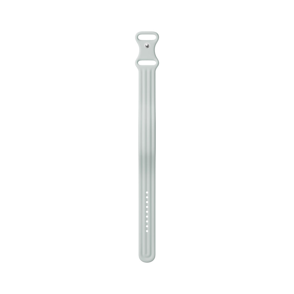 Fitbit fog band front view showing fit and secure clasp for active wear